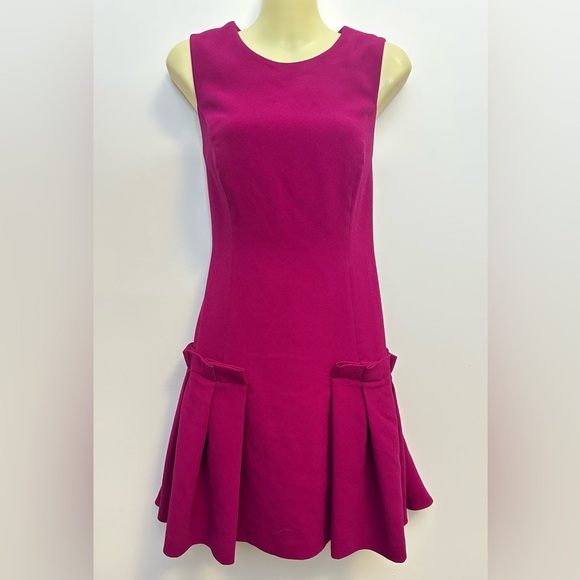 Eliza J Pink Fit and Flare Cocktail Dress - Picture 1 of 9